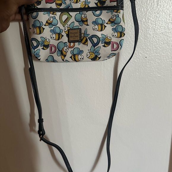 Dooney & Bourke Multicolor Bee Print Crossbody - Picture 1 of 3